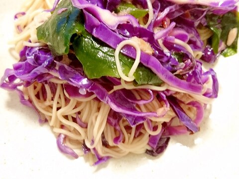 紫キャベツのそうめんチャンプルー レシピ 作り方 By ワタシの料理日記 楽天レシピ 紫キャベツのそうめんチャンプルー レシピ 作り方 By ワタシの料理日記 楽天レシピ